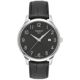  Shop Authentic Tissot T Classic Tradition Black Dial Black Leather Strap Watch For Men - T063.610.16.052.00 - Luxxuri