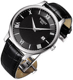 Shop Authentic Tissot T Classic Tradition Quartz Black Dial Black Leather Strap Watch For Men - T063.610.16.058.00 - Luxxuri