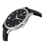  Shop Authentic Tissot T Classic Tradition Quartz Black Dial Black Leather Strap Watch For Men - T063.610.16.058.00 - Luxxuri