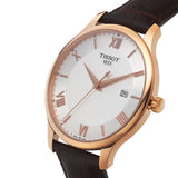  Shop Authentic Tissot T Classic Tradition Silver Dial Brown Leather Strap Watch For Men - T063.610.36.038.00 - Luxxuri