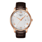  Shop Authentic Tissot T Classic Tradition Silver Dial Brown Leather Strap Watch For Men - T063.610.36.038.00 - Luxxuri