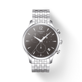 Shop Authentic Tissot T Classic Tradition Chronograph Black Dial Silver Steel Strap Watch For Men - T063.617.11.067.00 - Luxxuri