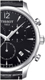 Shop Authentic Tissot T Classic Tradition Chronograph Black Dial Black Leather Strap Watch For Men - T063.617.16.057.00 - Luxxuri