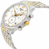  Shop Authentic Tissot T Classic Tradition Chronograph White Dial Two Tone Steel Strap Watch For Men - T063.617.22.037.00 - Luxxuri