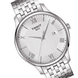  Shop Authentic Tissot T Classic Tradition Silver Dial Silver Steel Strap Watch For Men - T063.610.11.038.00 - Luxxuri