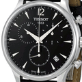  Shop Authentic Tissot Tradition Chronograph Black Dial Black Leather Strap Watch For Men - T0636171605700 - Luxxuri