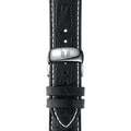 Tissot T Classic Tradition Chronograph Black Dial Black Leather Strap Watch For Men - T063.617.16.057.00