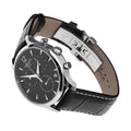  Shop Authentic Tissot Tradition Chronograph Black Dial Black Leather Strap Watch For Men - T0636171605700 - Luxxuri