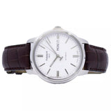  Shop Authentic Tissot Automatics III Steel White Dial Brown Leather Strap Watch For Men - T065.430.16.031.00 - Luxxuri
