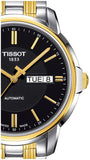  Shop Authentic Tissot Automatics III Day Date Black Dial Two Tone Steel Strap Watch For Men - T065.430.22.051.00 - Luxxuri