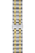 Tissot T Classic Automatics III White Dial Two Tone Steel Strap Watch For Men - T065.430.22.031.00