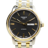  Shop Authentic Tissot Automatics III Day Date Black Dial Two Tone Steel Strap Watch For Men - T065.430.22.051.00 - Luxxuri