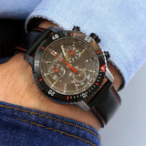  Shop Authentic Tissot T Sport PRS 200 Chronograph Grey Dial Black Leather Strap Watch For Men - T067.417.26.051.00 - Luxxuri