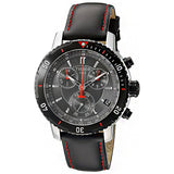  Shop Authentic Tissot T Sport PRS 200 Chronograph Grey Dial Black Leather Strap Watch For Men - T067.417.26.051.00 - Luxxuri