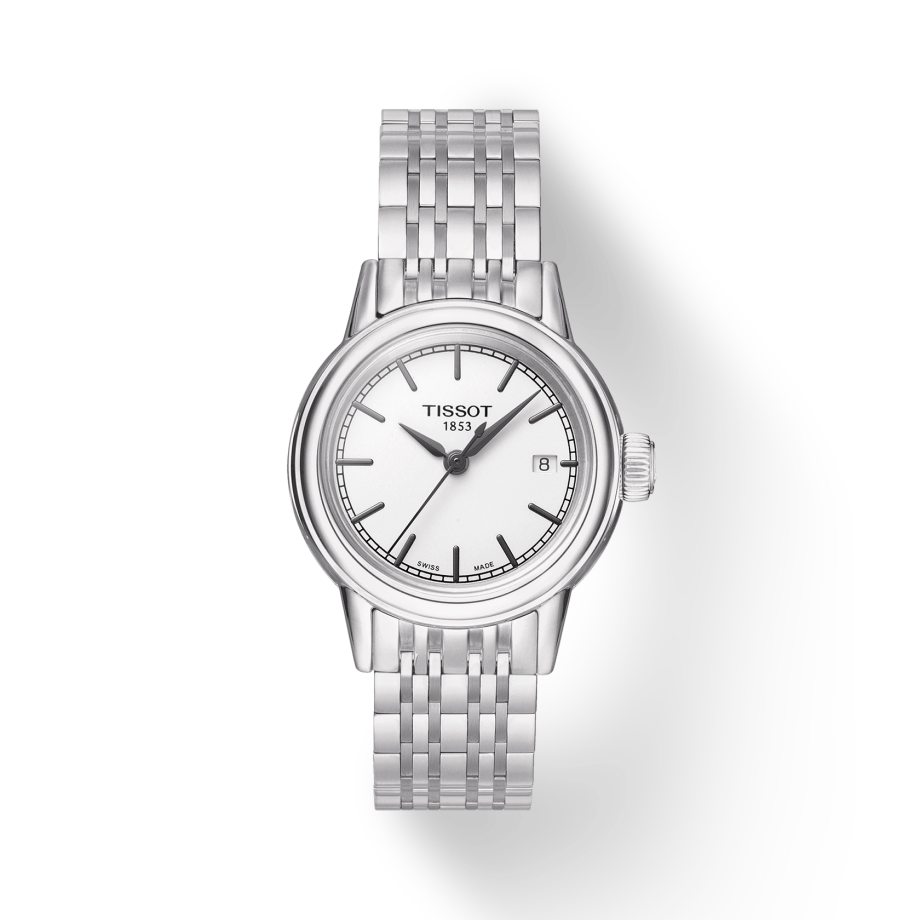  Shop Authentic Tissot Carson Lady Steel Quartz Watch For Women - T085.210.11.011.00 - Luxxuri