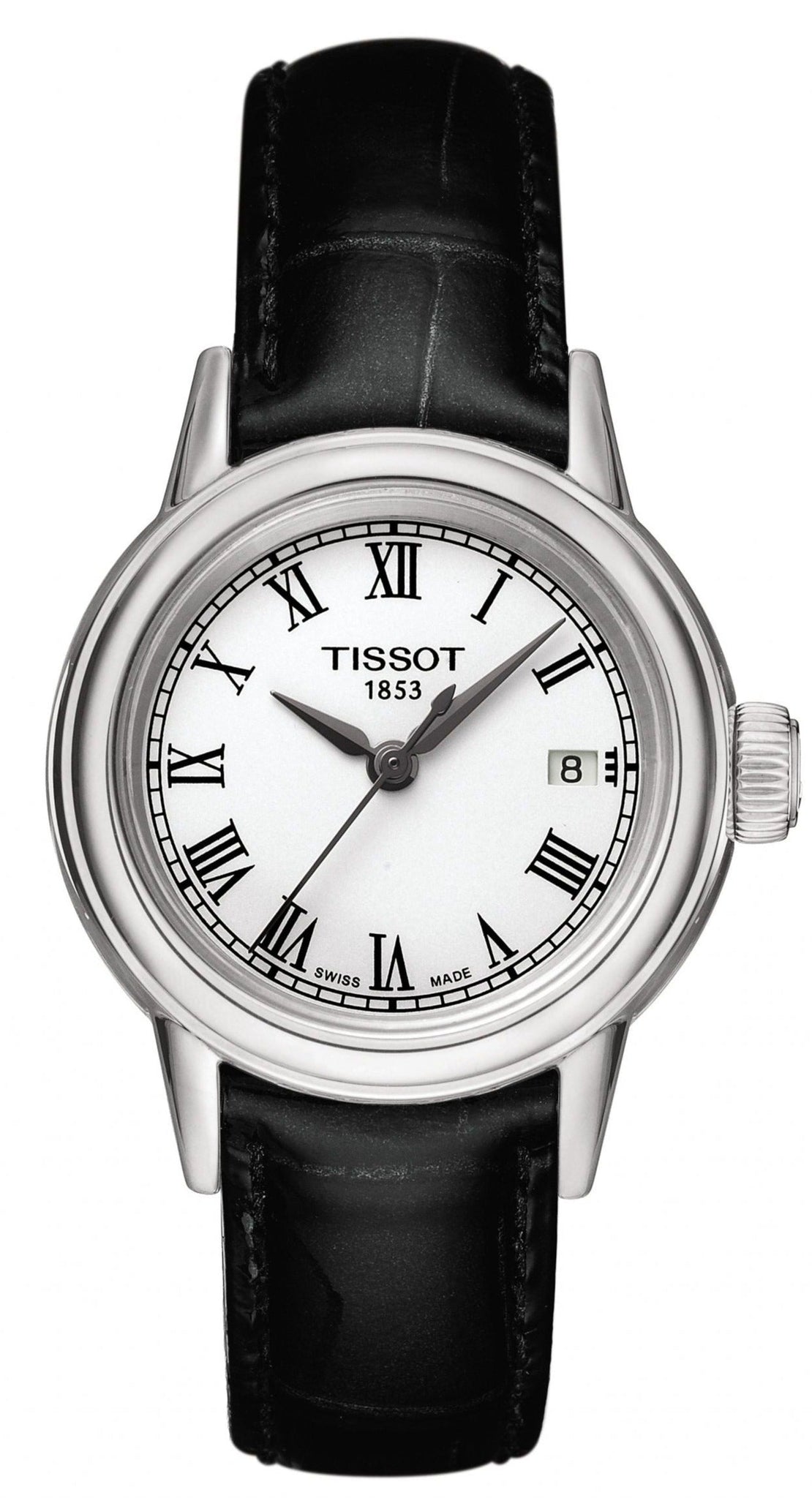  Shop Authentic Tissot T Classic Carson White Dial Brown Leather Strap Watch For Women - T085.210.16.013.00 - Luxxuri