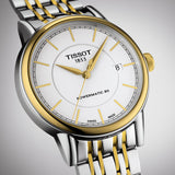  Shop Authentic Tissot T Classic Carson Automatic White Dial Two Tone Steel Strap Watch for Men - T085.407.22.011.00 - Luxxuri