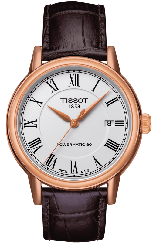  Shop Authentic Tissot T Classic Carson Powermatic 80 White Dial Brown Leather Strap Watch for Men - T085.407.36.013.00 - Luxxuri