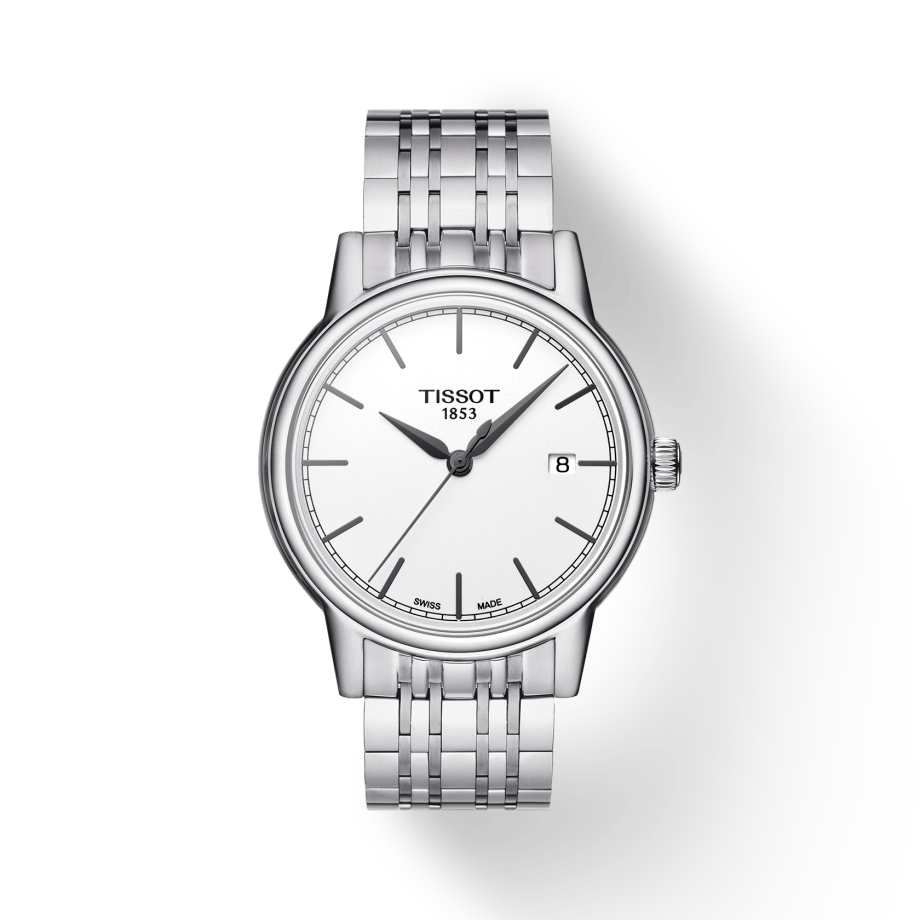  Shop Authentic Tissot Carson Steel White Dial Silver Steel Strap Watch For Men - T085.410.11.011.00 - Luxxuri