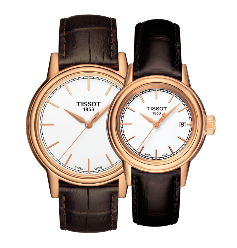  Shop Authentic Tissot Carson Lady Steel Quartz Brown Leather Strap Watch For Women - T085.210.36.011.00 - Luxxuri