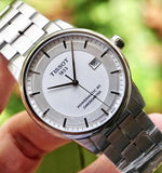  Shop Authentic Tissot Luxury Powermatic 80 Silver Dial Silver Steel Strap Watch For Men - T086.408.11.031.00 - Luxxuri