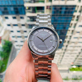  Shop Authentic Tissot Luxury Powermatic 80 Grey Dial Silver Steel Strap Watch for Men - T086.407.11.061.00 - Luxxuri