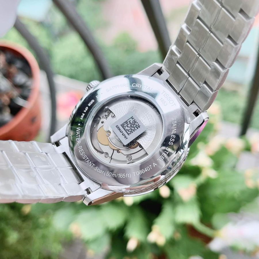  Shop Authentic Tissot Luxury Powermatic 80 Grey Dial Silver Steel Strap Watch for Men - T086.407.11.061.00 - Luxxuri