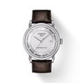  Shop Authentic Tissot Luxury Powermatic 80 Silver Dial Brown Leather Strap Watch For Men - T086.407.16.031.00 - Luxxuri