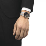  Shop Authentic Tissot T Classic Luxury Powermatic 80 Black Dial Silver Steel Strap Watch For Men - T086.407.22.067.00 - Luxxuri