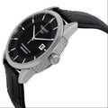  Shop Authentic Tissot T Classic Luxury Powermatic 80 Black Dial Black Leather Strap Watch For Men - T086.408.16.051.00 - Luxxuri
