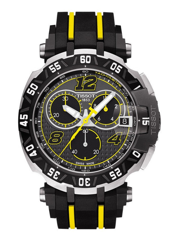  Shop Authentic Tissot T Race Thomas Luthi Chronograph Grey Dial Black Rubber Strap Watch For Men - T092.417.27.067.00 - Luxxuri