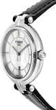  Shop Authentic Tissot T Lady Flamingo Mother of Pearl White Dial Black Leather Strap Watch for Women - T094.210.16.111.00 - Luxxuri