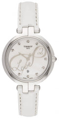  Shop Authentic Tissot T Trend Flamingo Valentines Mother of Pearl White Dial White Leather Strap Watch For Women - T094.210.16.111.01 - Luxxuri
