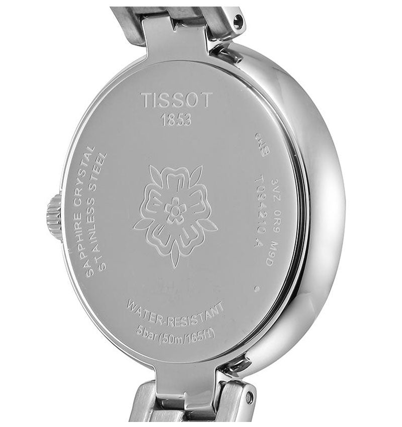  Shop Authentic Tissot T Lady Flamingo Diamonds White Dial Silver Steel Strap Watch For Women - T094.210.11.116.01 - Luxxuri