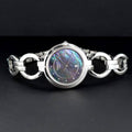 Tissot T Lady Flamingo Mother of Pearl Blue Dial Silver Steel Strap Watch for Women - T094.210.11.126.00