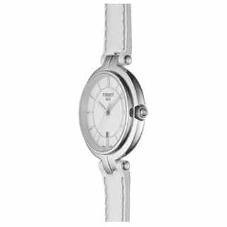  Shop Authentic Tissot T Lady Flamingo White Dial White Leather Strap Watch For Women - T094.210.16.011.00 - Luxxuri