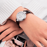  Shop Authentic Tissot T Lady Flamingo Mother of Pearl White Dial Black Leather Strap Watch for Women - T094.210.16.111.00 - Luxxuri