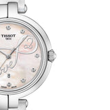 Shop Authentic Tissot T Trend Flamingo Valentines Mother of Pearl White Dial White Leather Strap Watch For Women - T094.210.16.111.01 - Luxxuri