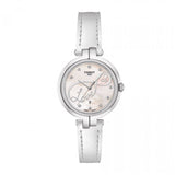 Shop Authentic Tissot T Trend Flamingo Valentines Mother of Pearl White Dial White Leather Strap Watch For Women - T094.210.16.111.01 - Luxxuri