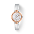  Shop Authentic Tissot T Lady Flamingo Mother of Pearl White Dial White Leather Strap Watch For Women - T094.210.26.111.01 - Luxxuri