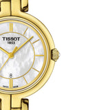  Shop Authentic Tissot Flamingo Mother of Pearl White Dial Two Tone Steel Strap Watch For Women - T094.210.22.111.01 - Luxxuri