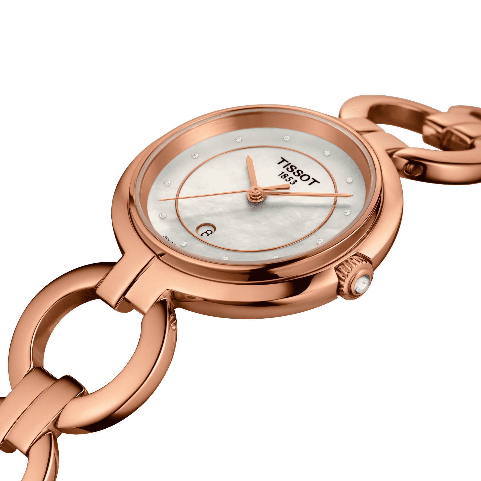  Shop Authentic Tissot T Lady Flamingo Mother of Pearl Dial Rose Gold Steel Strap Watch for Women - T094.210.33.116.01 - Luxxuri