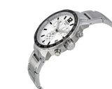  Shop Authentic Tissot Quickster Chronograph Silver Dial Watch For Men - T095.417.11.037.00 - Luxxuri