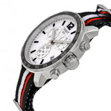  Shop Authentic Tissot Quickster Chronograph NBA Toronto Raptors White Dial Two Tone NATO Strap Watch for Men - T095.417.17.037.16 - Luxxuri