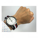  Shop Authentic Tissot Quickster Chronograph NBA Toronto Raptors White Dial Two Tone NATO Strap Watch for Men - T095.417.17.037.16 - Luxxuri