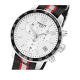  Shop Authentic Tissot Quickster Chronograph NBA Toronto Raptors White Dial Two Tone NATO Strap Watch for Men - T095.417.17.037.16 - Luxxuri