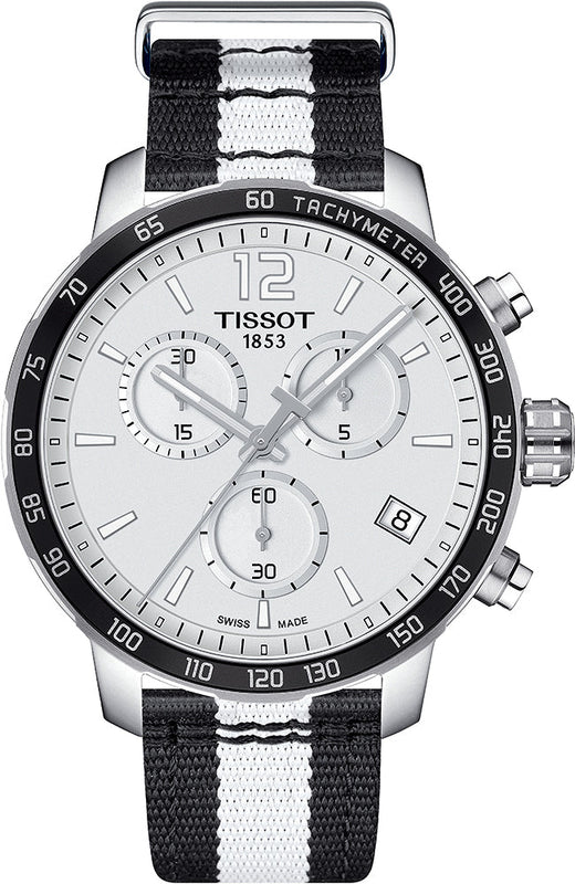  Shop Authentic Tissot Quickster Chronograph NBA Brooklyn Nets Watch For Men - T095.417.17.037.11 - Luxxuri