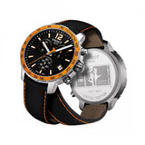  Shop Authentic Tissot T Sport Quickster Chronograph Black Dial Black Rubber Strap Watch For Men - T095.417.36.057.01 - Luxxuri