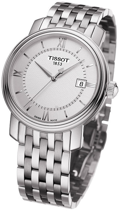  Shop Authentic Tissot T Classic Bridgeport Silver Dial Silver Mesh Bracelet Watch For Men - T097.410.11.038.00 - Luxxuri