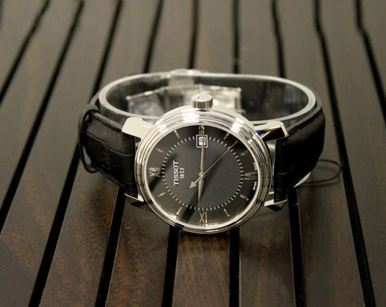  Shop Authentic Tissot T Classic Bridgeport Black Dial Black Leather Strap Watch For Men - T097.410.16.058.00 - Luxxuri